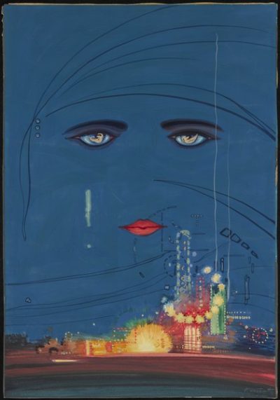 Celestial Eyes, de Francis Cugat, cubierta original de “El gran Gatsby”, Wikimedia Commons.